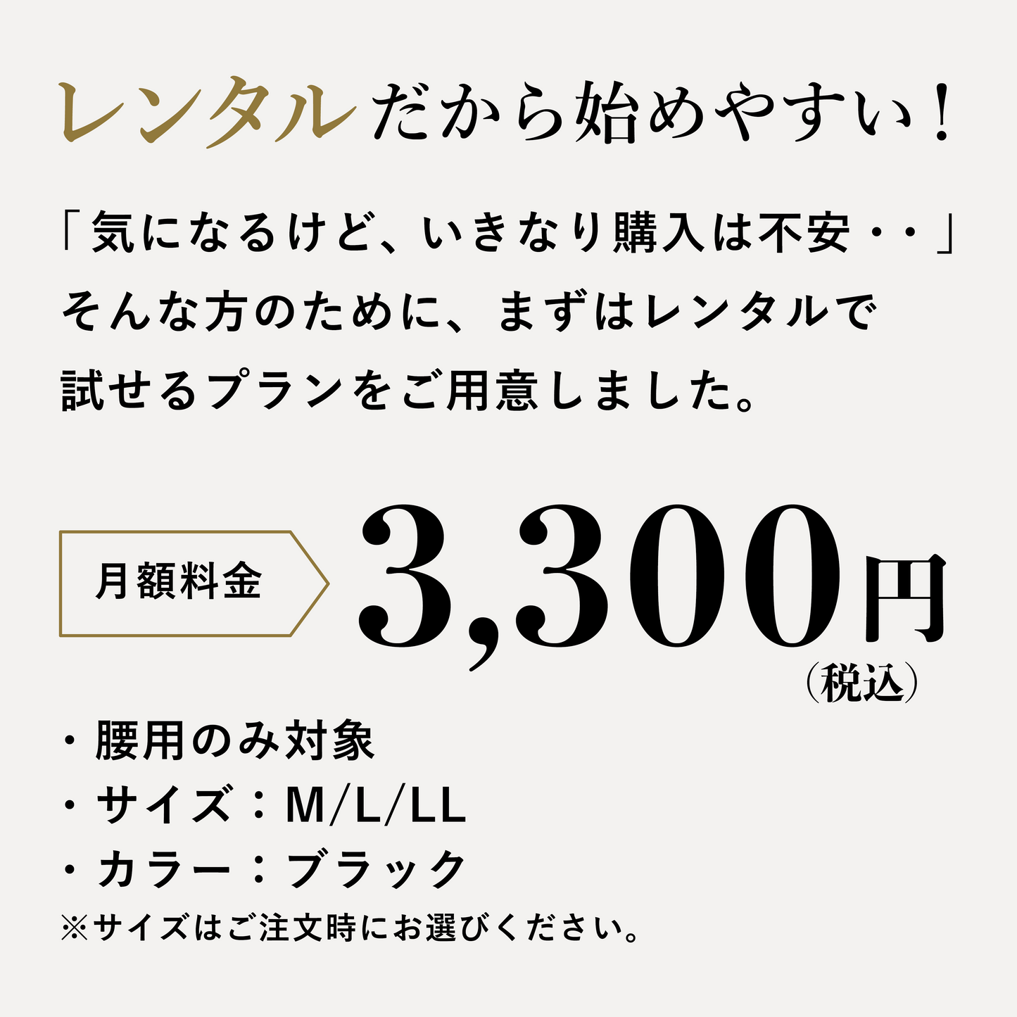 ツーメタルイオン誘導サポーター（腰用）